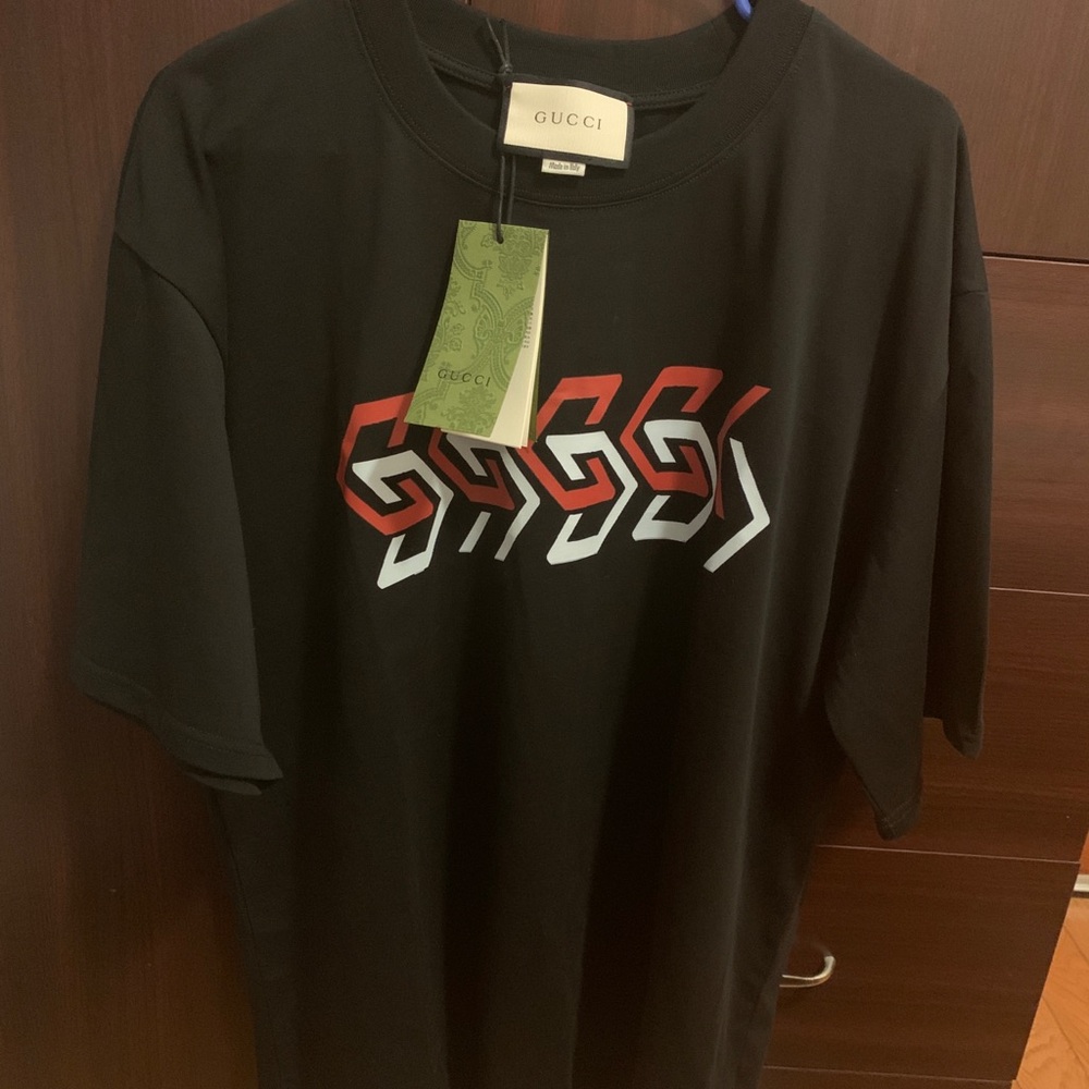 Gucci Black Graphic T-Shirt